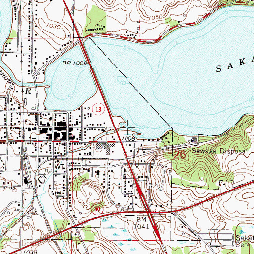 Topographic Map of White Water Creek, MN