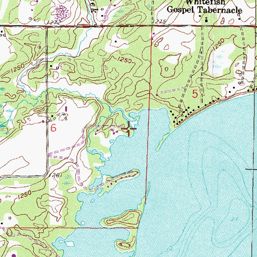 Topographic Map of Willow Creek, MN