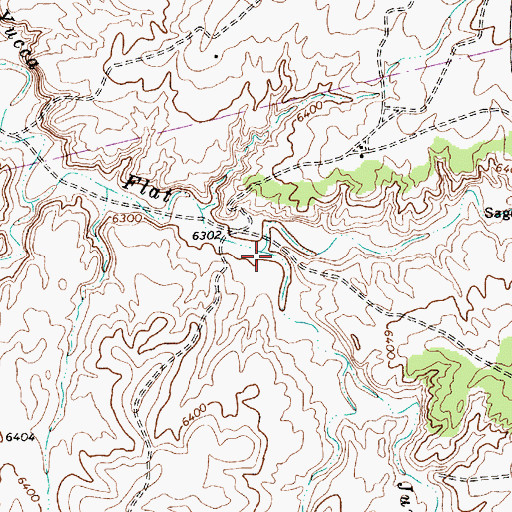Topographic Map of Juniper Grove Wash, AZ