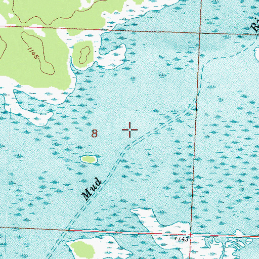 Topographic Map of Agassiz National Wildlife Refuge, MN