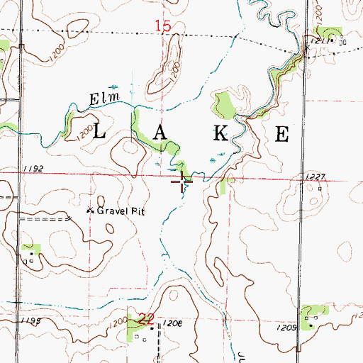 Topographic Map of Rooney Run, MN