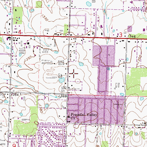 Topographic Map of Walker Elementary School, AR