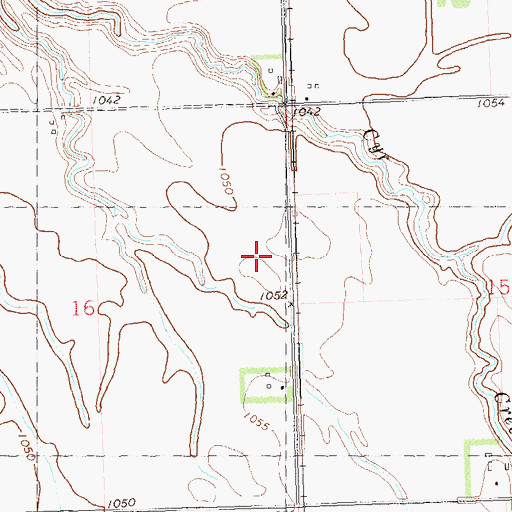Topographic Map of Perault, MN