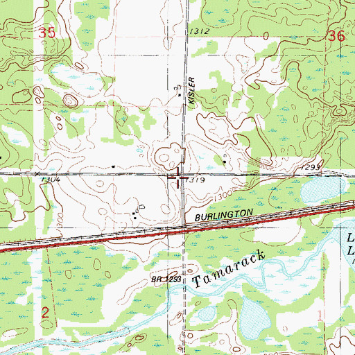 Topographic Map of Woodbury, MN