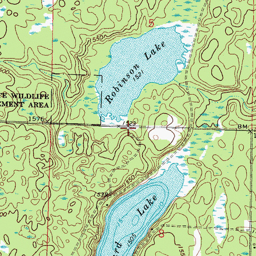 Topographic Map of Mallard (historical), MN