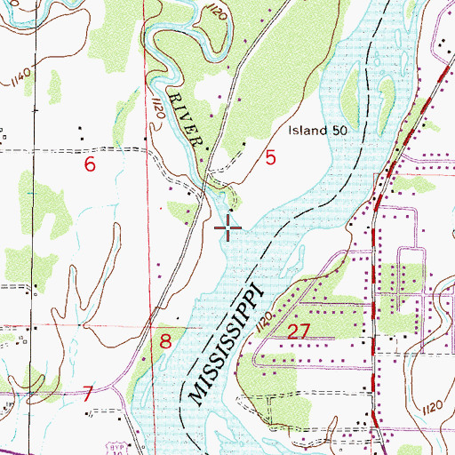 Topographic Map of Little Elk River, MN