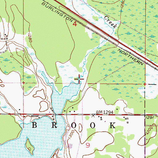 Topographic Map of Blackwater Creek, MN