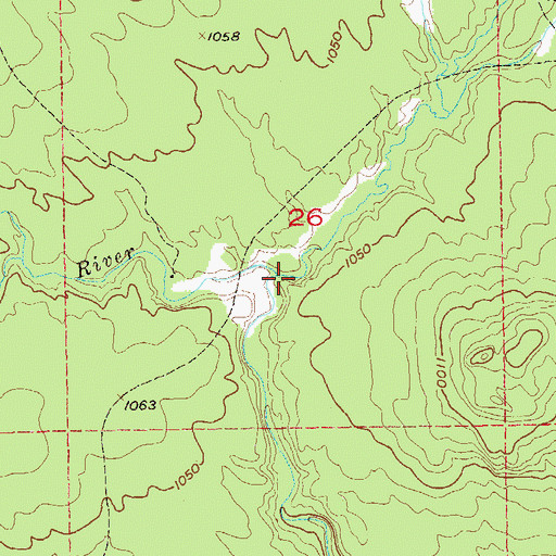 Topographic Map of East Split Rock River, MN