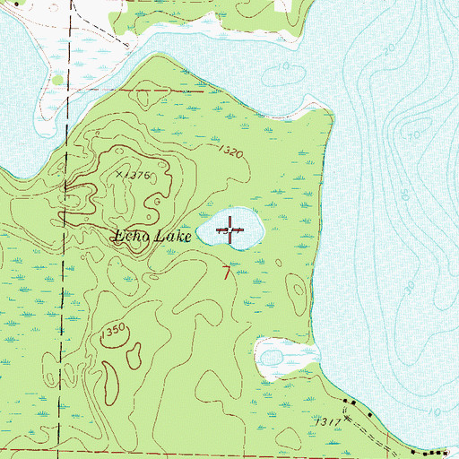 Topographic Map of Echo Lake, MN