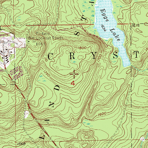 Topographic Map of Finland State Forest, MN