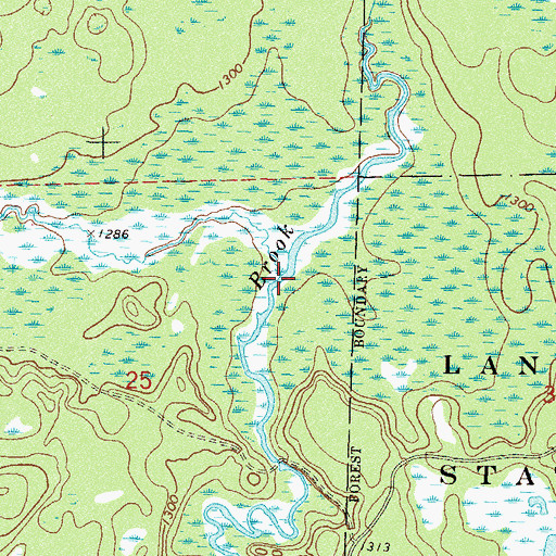 Topographic Map of Hay Creek, MN