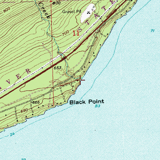 Topographic Map of Indian Camp Creek, MN