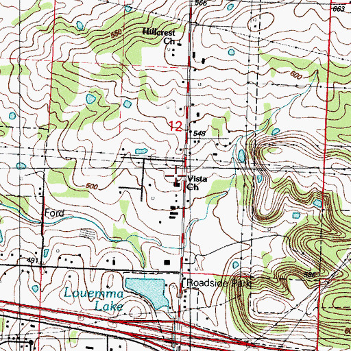 Topographic Map of Christian Life Academy, AR