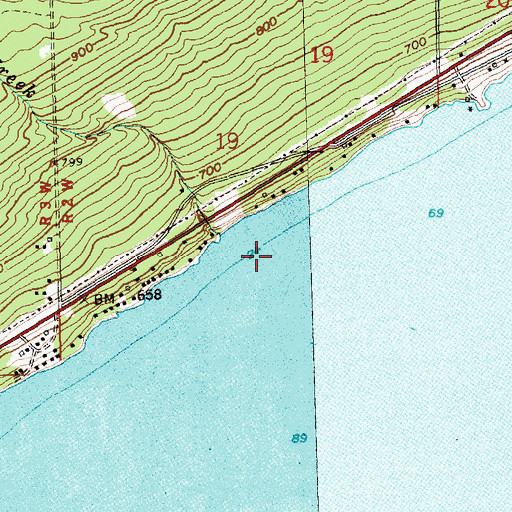 Topographic Map of Jonvick Creek, MN