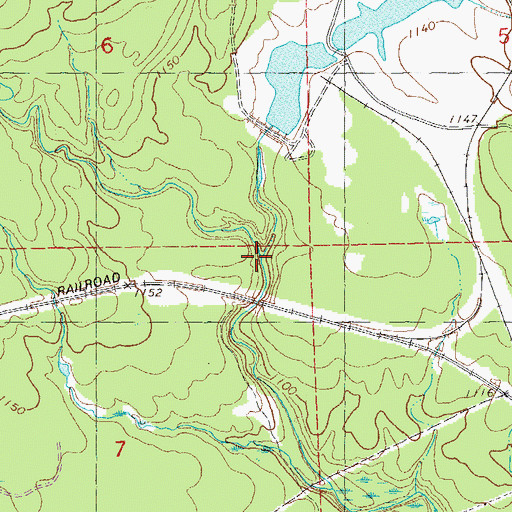 Topographic Map of Kit Creek, MN