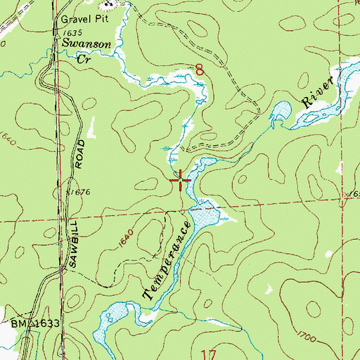 Topographic Map of Koski Creek, MN