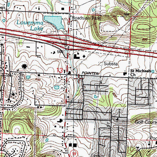 Topographic Map of Followers of Christ Church, AR