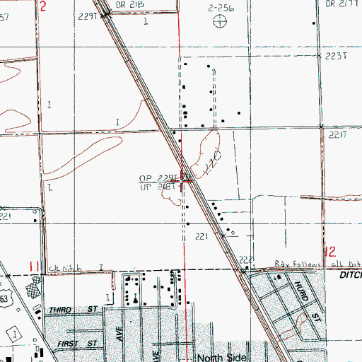 Topographic Map of Carr (historical), AR