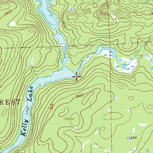 Topographic Map of Pipe Creek, MN