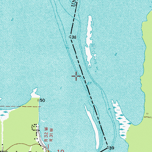 Topographic Map of Rainy River, MN