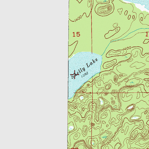Topographic Map of Skelly Lake, MN