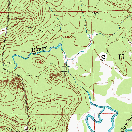 Topographic Map of Tait River, MN