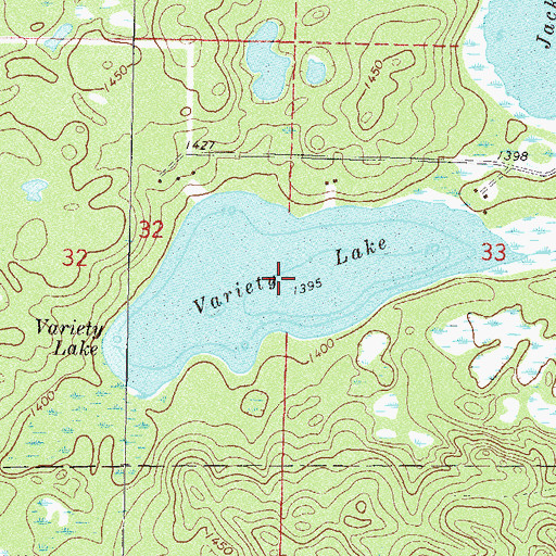 Topographic Map of Variety Lake, MN