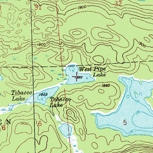 Topographic Map of West Pipe Lake, MN