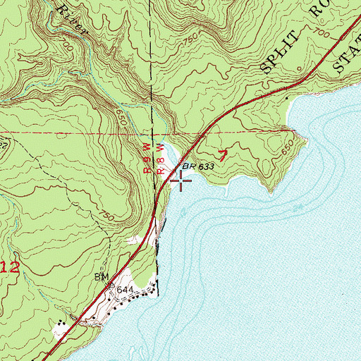 Topographic Map of West Split Rock River, MN