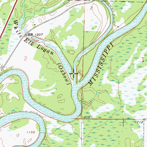 Topographic Map of Willow River, MN