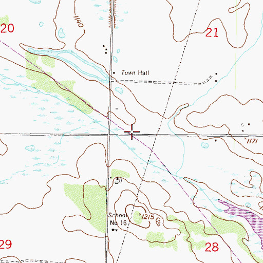 Topographic Map of Morrison County, MN