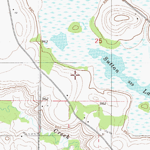 Topographic Map of Scott County, MN