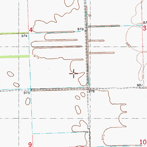 Topographic Map of Wilkin County, MN