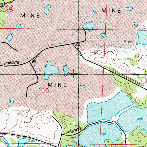Topographic Map of Dirtdauber (historical), AR