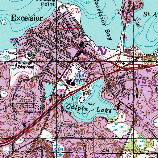 Topographic Map of Mud Lake, MN