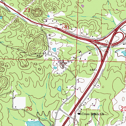 Topographic Map of Fairplay (historical), AR