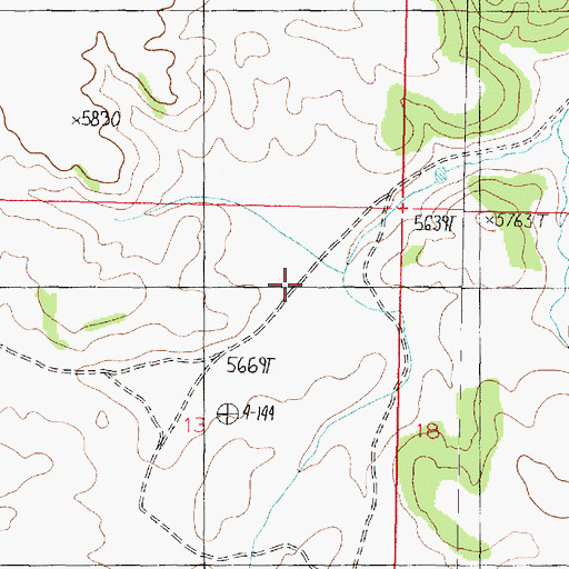 Topographic Map of Kanab Plateau, AZ