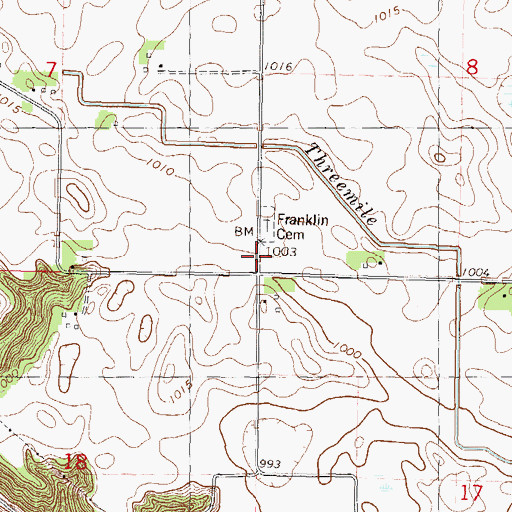 Topographic Map of School Number 1, MN
