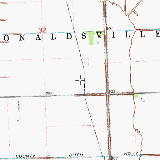 Topographic Map of Compressor Station 2207 Heliport, MN