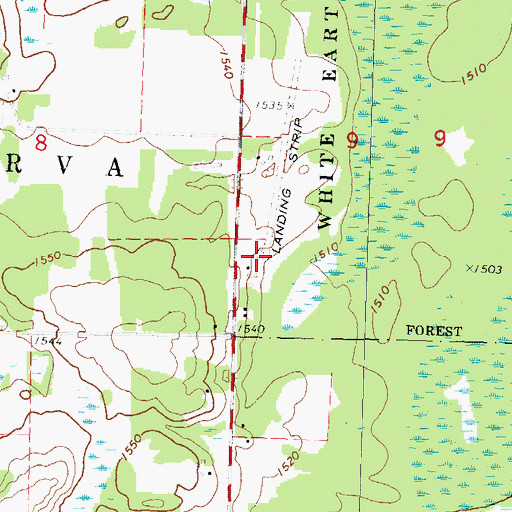 Topographic Map of Hoiland Field, MN