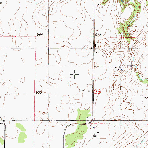 Topographic Map of Nagel and Schultz Airport, MN