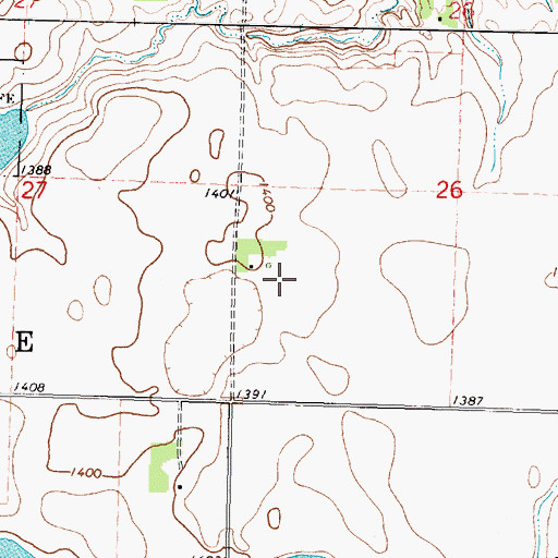 Topographic Map of Turner Field, MN