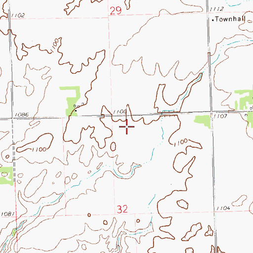 Topographic Map of Shannon Field Airport (historical), MN