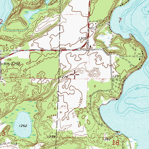 Topographic Map of Lindey's Landing, MN