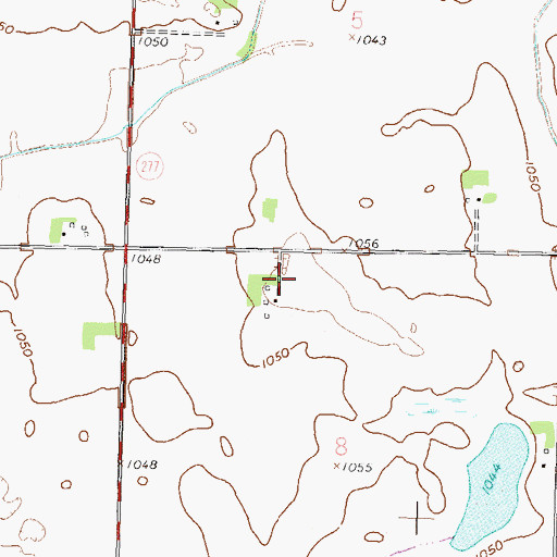 Topographic Map of Winter Strip, MN