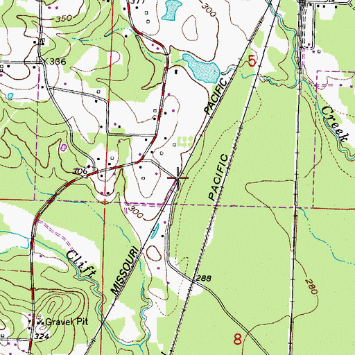 Topographic Map of Opitz (historical), AR