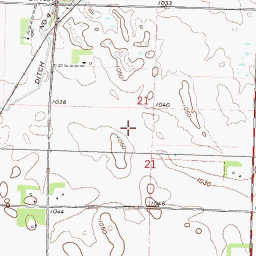 Topographic Map of Granite Falls Municipal Airport/Lenzen-Roe-Fagen Memorial Field, MN
