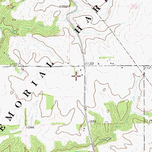 Topographic Map of Nietz Airstrip, MN
