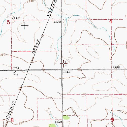 Topographic Map of Matson Field Airport (historical), MN