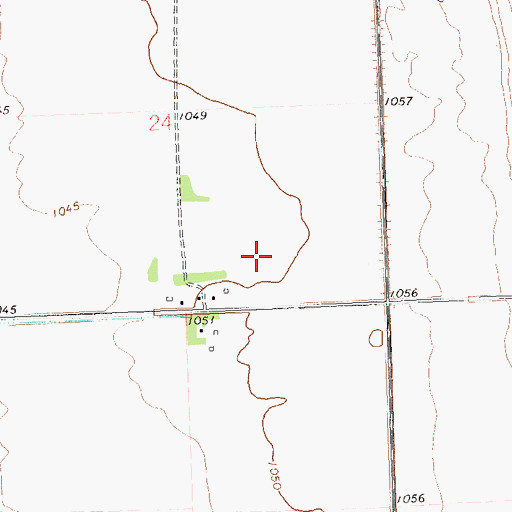 Topographic Map of Ricks Field, MN